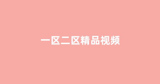 国产一区二区精品